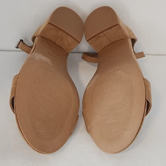 Torrid ankle strap black heel sandals (WW) - Picture 6 of 7